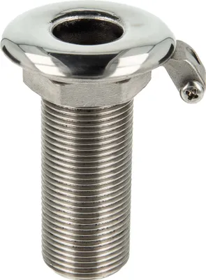 Produktbild von tecuro Borddurchführung mit Edelstahlring und Sechskantmutter V4A (AISI 316), 2 Zoll x Länge 95 mm