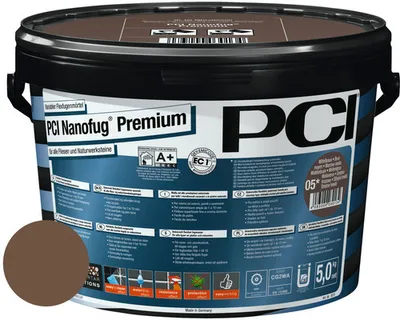 Produktbild von PCI Nanofug® Premium Variabler Flexfugenmörtel für alle Fliesen und Natursteine mahagoni 5 kg