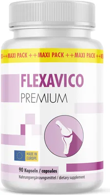 Produktbild von Flexavico Gelenkkapseln - Nahrungsergänzungsmittel - 90 Kapseln im Maxipack 1x