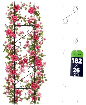 Obrázok produktu pre Oporná konštrukcia pre rastliny, kovová konštrukcia, dekoratívny dizajn, čierna