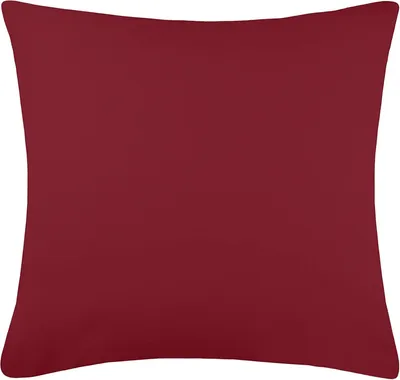 Image de CASA - Housse de coussin - Modèle Cottage - rouge - 65 x 65 cm - 100% coton