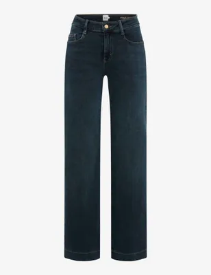 Produktbild von Brax - Wide Leg- Damen Jeans, Style Maine (70-7150), Größe:38, Farbe:USED DARK BLUE (23), Länge:Normal