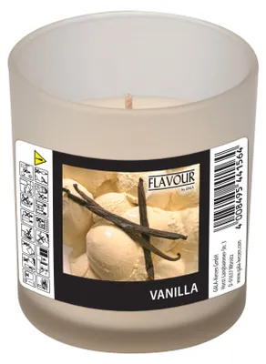 Produktbild von FLAVOUR by Gala Duftkerze im Glas "Vanilla"