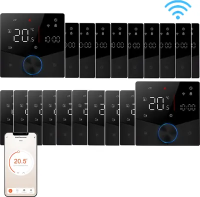 Produktbild von 20X WiFi Tuya Smart Thermostat 3A Raumthermostat Wasserheizungsgeräte Fußbodenheizung, APP-Steuerung, Sprachsteuerung Tmall Genie Amazon Home