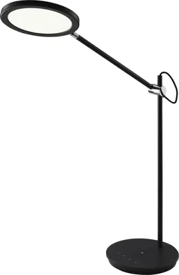 Produktbild von LED-Schreibtischlampe - Schwarz - Aluminium - dimmbar - H 52 cm