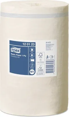 Image de Tork 120123 Rouleau de nettoyage polyvalent 1 épaisseur 120 m