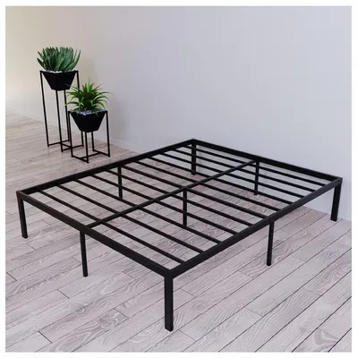 Metallbettgestell 160x200 cm – Schwarz, stabil, viel Stauraum