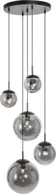 Produktbild von Steinhauer - hängeleuchte - Bollique LED - schwarz - glas metall - Ø 60cm - E27 - 2730ZW