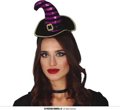 Immagine prodotto di Guirca mini cappello da strega fascia per capelli Taglia unica