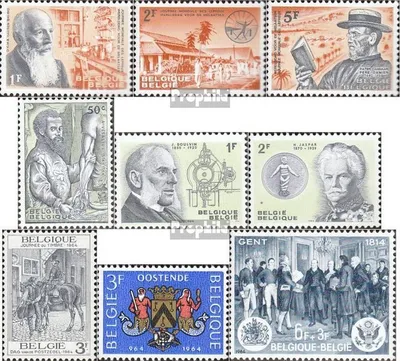 Produktbild von Briefmarken Belgien 1964 Mi 1338-1340,1341-1343, 1344,1345,1346 (kompl.Ausg.) postfrisch Kampf gegen die Lepra