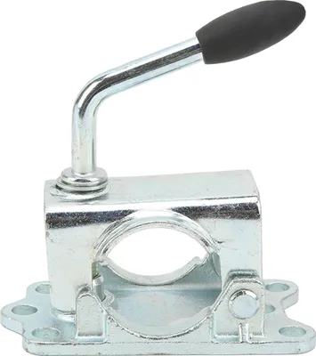 Produktbild von Gussklemme aus verzinktem Eisen, Anhänger-Radstützenständer, geteilter Wagenheber für 48 mm Rohrdurchmesser