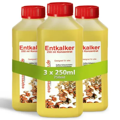 Produktbild von 750 ml Universal Entkalker Konzentrat für Kaffeemaschinen & Vollautomaten – Flüssigentkalker für Jura, DeLonghi, Siemens & Siebträger