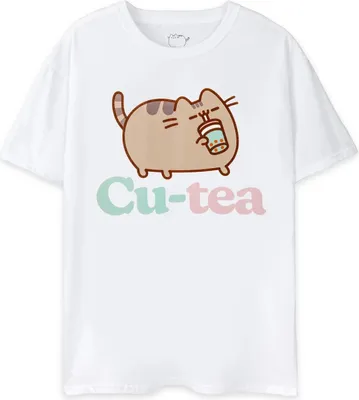 Obrázek produktu pro Pusheen - dámské tričko "Cutea" NS7635 (S) (Bílá)