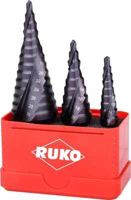 Produktbild von RUKO Stufenbohrer HSS-TiAlN 6tlg. - A101032F