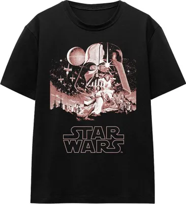 Produktbild von Star Wars - T-Shirt für Damen TV20989 (XL) (Schwarz/Pink)
