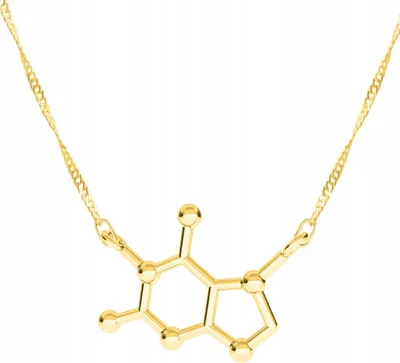 Produktbild von Goldkette mit Schokoladenmuster Kakaopartikel Schokolade SILBER 925