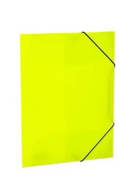Produktbild von Herma Sammelmappe Eckspanner PP A4 Neon gelb