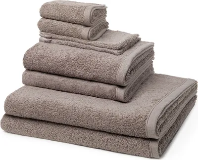 Ross Pique Handtuch Set - 2 Handtücher & 2 Duschtücher In Anthrazit