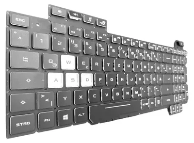 Image de FRANÇAIS - Clavier rétroéclairé pour Asus ROG Strix Scar II GL704GS GL704GV GL704GW