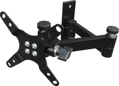Produktbild von Drall Instruments TV-Wandhalterung L52BK, 2-Arm-Gelenktechnik, Aluminium, bis 16 kg, 22,0 x 19,0 cm