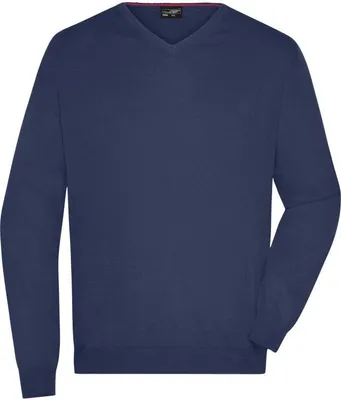 Produktbild von James & Nicholson Herrenpullover, BW, Gr. S,navy