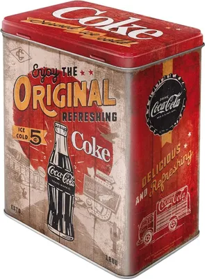 Produktbild von Nostalgic-Art - Vorratsdose L - Coca-Cola - Original Coke Highway 66
