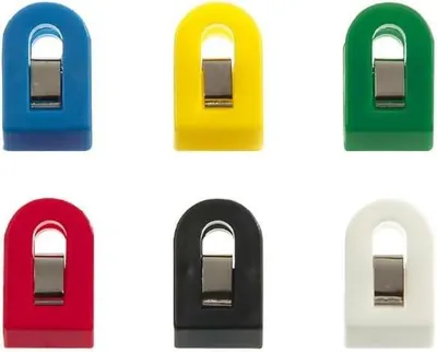 Produktbild von Briefklemmer Multi Clip Liliput 15x25mm VE=100 Stück Grundfarben sortiert