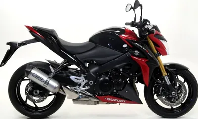 Zdjęcie produktu dla Tytanowy tłumik wsuwany ARROW race-tech z zaślepką do Suzuki Gsx-s 1000 / 1000 f