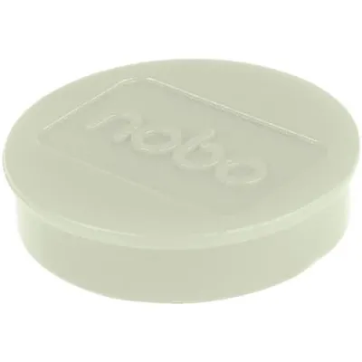 Immagine prodotto di Magnete rotondo da 32 mm, confezione da 10 pezzi, bianco.