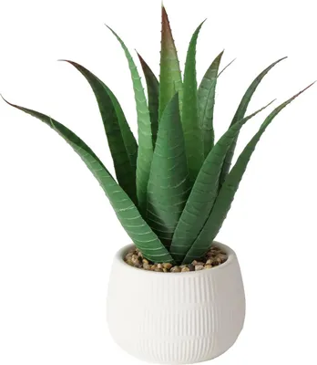 Obrázek produktu pro Umělá rostlina aloe v květináči MONDRAGO, 29 cm