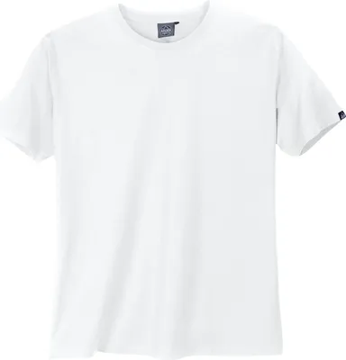 Produktbild von Übergrößen Basic T-Shirt weiß Ahorn Sportswear