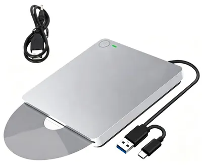 Produktbild von Colexy Blu-ray-Brenner, Bluray Laufwerk Extern, USB 3.0 Typ-C 3D CD DVD BD Brenner, Brenner Player für MacBook Laptop Desktop PC Laptop Kompatibel mit Mac OS Windows XP/7/8/10/11