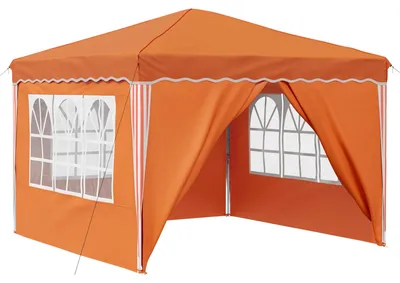 Produktbild von vidaXL Pop-up Partyzelt 288 x 288 x 245 cm Orange Oxford-Stoff