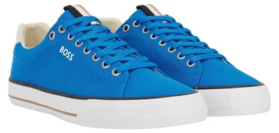 Image de Boss - Baskets « Aiden » pour homme, toile GT17260 (39 EU) (bleu)