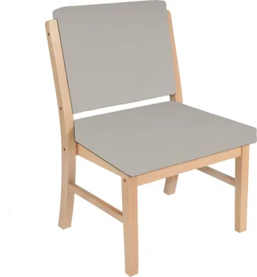 Produktbild von Stuhl für Schwergewichtige bis 250kg Alexander XXL Adipositas Schwerlaststuhl CleanKunstleder Silvertex Macadamia