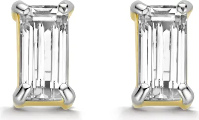 Produktbild von New Bling 9NBG-0214 Gold-Ohrstecker - Damen - Zirkonia - Baguetteschliff - 5 x 2,5 mm - 14 Karat - Gold