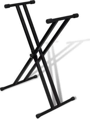 Produktbild von Verstellbare Doppelversteifter Keyboardständer X-Rahmen