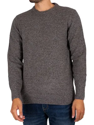 Produktbild von Barbour Tisbury Rundstrick, Grau XL