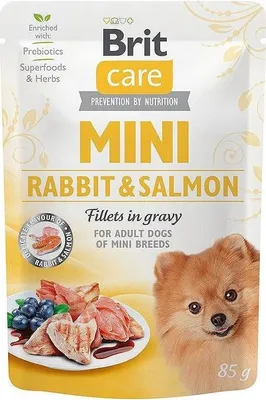 Image de Brit Care Mini sachet lapin-saumon 85g