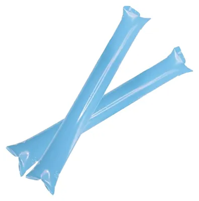 500 Paar Thunder Sticks, hellblau, 60 cm, für Sport & Party