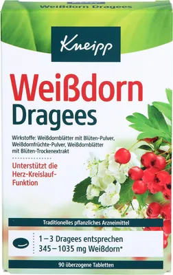 Immagine prodotto di Kneipp Biancospino Dragees, 90 compresse