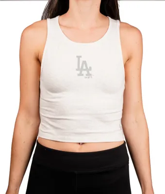 Immagine prodotto di Maglietta senza maniche New Era Mlb Crop La Dodgers Bianco M Ragazze Bianco M