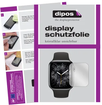 Produktbild von 6x Schutzfolie für Apple Watch Series 4 44mm klar Displayschutzfolie Display