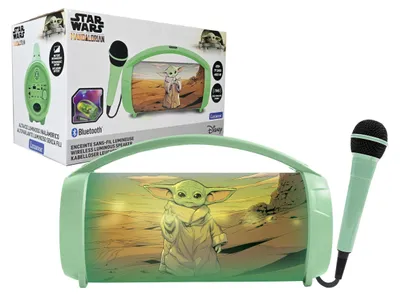 Produktbild von Star Wars Bluetooth Lichtlautsprecher Karaoke, grün