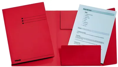 Zdjęcie produktu dla Esselte 1033321 Teczka Juris, A4, karton manila 275 g/m², kolor różowy