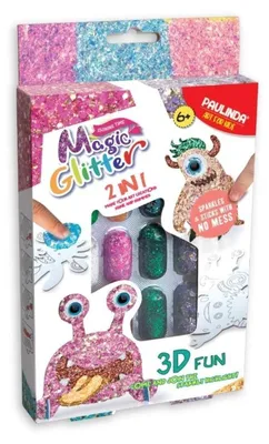 Produktbild von Zestaw kreatywny Strigo Magic Glitter Stworek 3D
