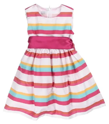 Produktbild von Königsmühle - Mädchen festliches Kleid ohne Arm gestreift Gr. 92 - 116 110
