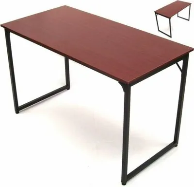 Produktbild von Schreibtisch Computertisch Bürotisch PC Tisch 120x60cm Arbeitszimmer 57056