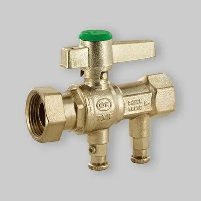 Immagine prodotto di Gruppo Uscita Contatore Con Ritegno E Scarico 3/4" Girevole F X 1/2" F