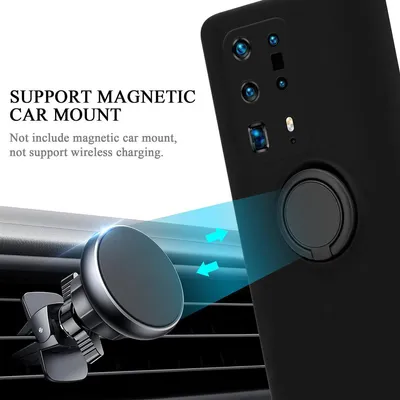 Image de Cadorabo Housse pour Huawei P40 PRO / P40 PRO+ Housse de protection en noir Housse pour portable TPU Etui Case Cover